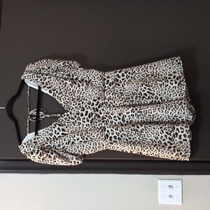 Leopard Romper Size Large from Francesca's